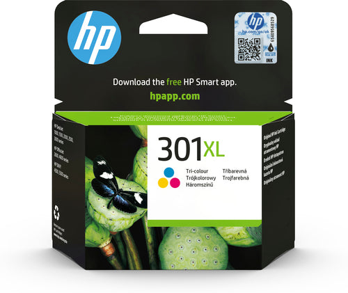 HP 301XL High Yield Tri-color Original Ink Cartridge HP 301XL High Yield Tri-color Original Ink Cartridge